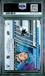 Graded 2024 Upper Deck Macklin Celebrini #RR24 Rookie Reflections Rookie RC Hockey Card PSA 10 Gem Mint (ONLINE ORDER ONLY)