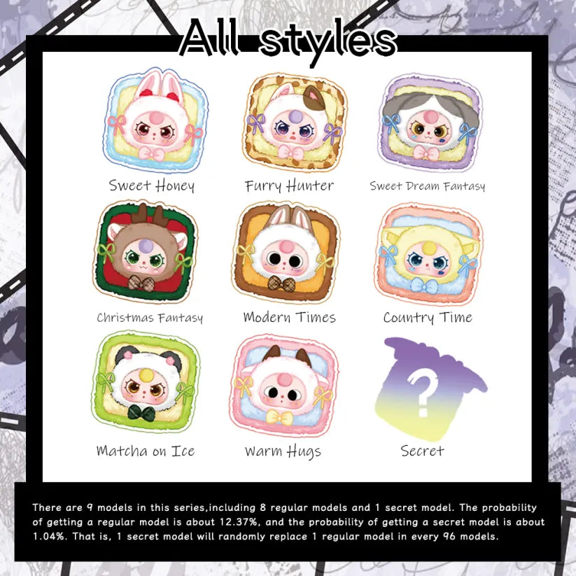 Baby Three Jewelry Box Series Plush Blind Box (ONLINE ORDER ONLY)