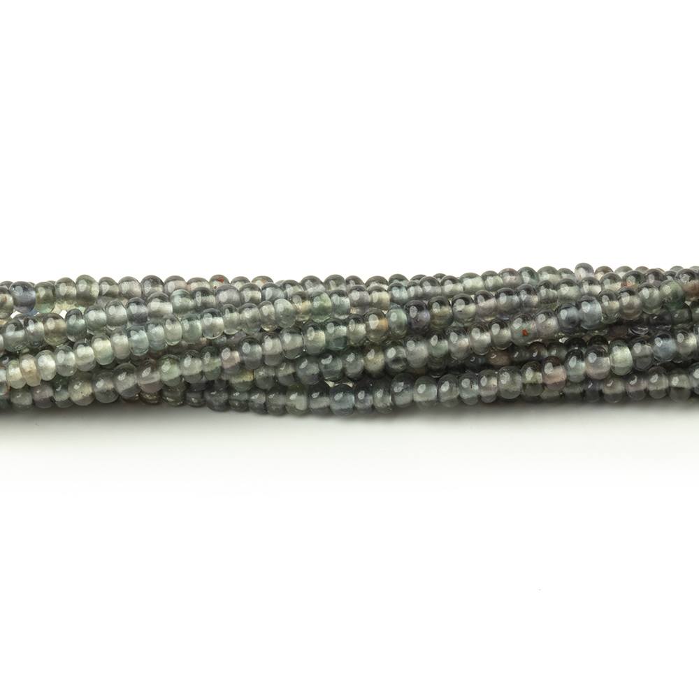 2-2.5mm Color Change Sapphire Plain Rondelle Beads 18 inch 300 pieces (ONLINE ORDER ONLY)
