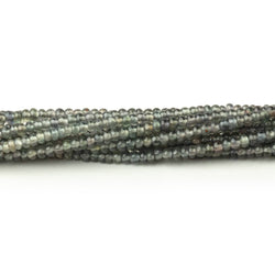 2-2.5mm Color Change Sapphire Plain Rondelle Beads 18 inch 300 pieces (ONLINE ORDER ONLY)