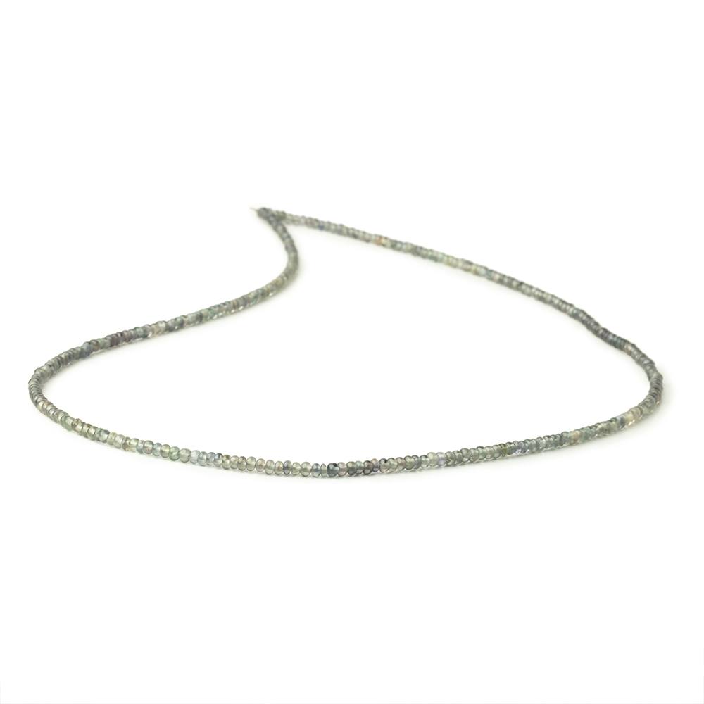 2-2.5mm Color Change Sapphire Plain Rondelle Beads 18 inch 300 pieces (ONLINE ORDER ONLY)