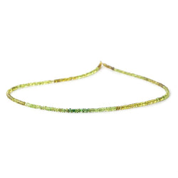 2-2.5mm Green & Brown Apatite Plain Rondelle Beads 16 inch 265 pieces (ONLINE ORDER ONLY)