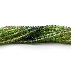 2-2.5mm Green & Brown Apatite Plain Rondelle Beads 16 inch 265 pieces (ONLINE ORDER ONLY)