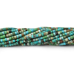 2-2.5mm Howlite Hand Cut Tube Beads 14.5 inch 200 pieces (ONLINE ORDER ONLY)