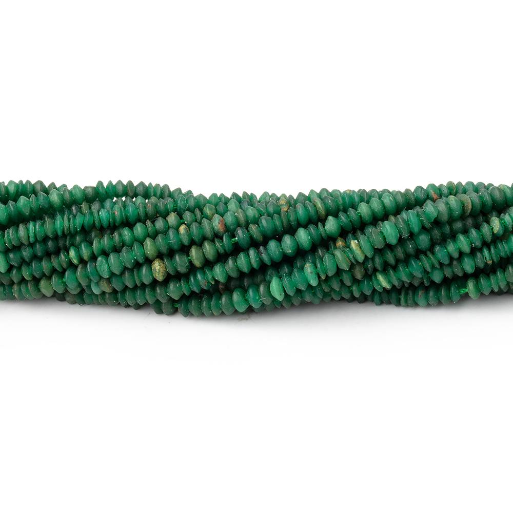 2-2.5mm Jade Plain Disc Rondelle Beads 14.5 inch 260 pieces (ONLINE ORDER ONLY)