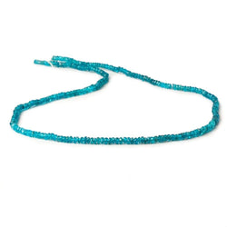 2-2.5mm Neon Apatite Faceted Rondelles 14 inch 200 Beads AA (ONLINE ORDER ONLY)