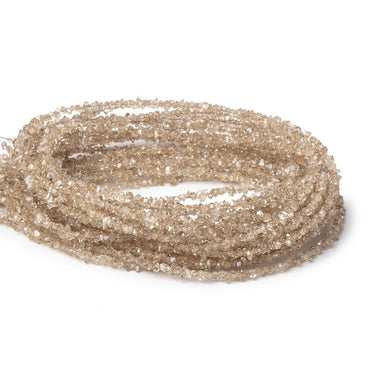 2-3.5mm Champagne Double Terminated Quartz Beads 15.5 inch 260 pieces (ONLINE ORDER ONLY)