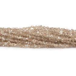 2-3.5mm Champagne Double Terminated Quartz Beads 15.5 inch 260 pieces (ONLINE ORDER ONLY)