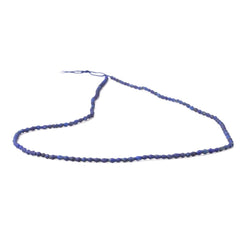 2-3.5mm Lapis Lazuli Plain Rice Beads 15 inch 121 pieces (ONLINE ORDER ONLY)