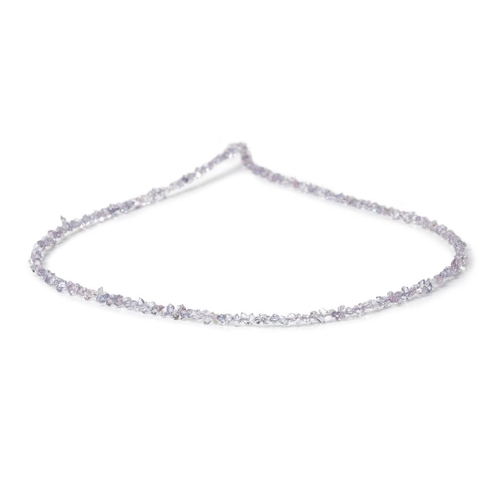 2-3.5mm Lilac Double Terminated Quartz Beads 15.5 inch 260 pieces (ONLINE ORDER ONLY)