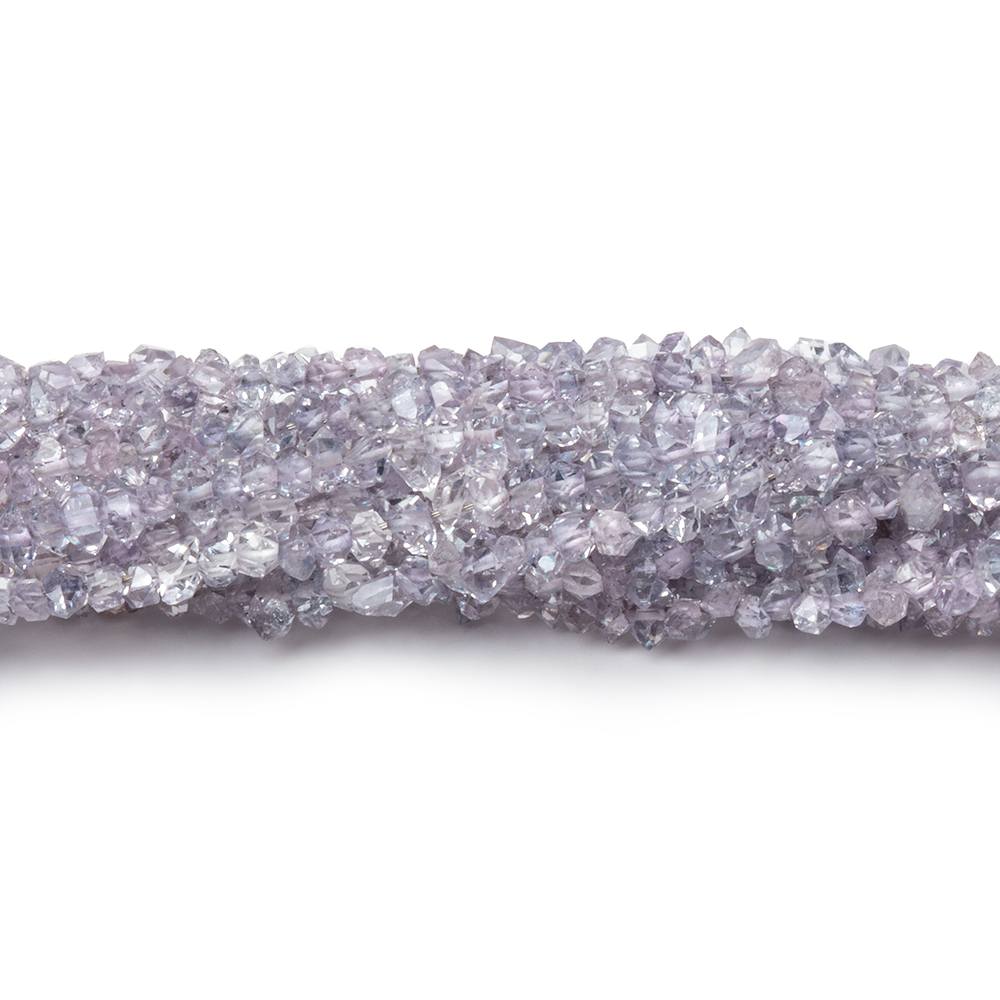 2-3.5mm Lilac Double Terminated Quartz Beads 15.5 inch 260 pieces (ONLINE ORDER ONLY)