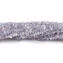 2-3.5mm Lilac Double Terminated Quartz Beads 15.5 inch 260 pieces (ONLINE ORDER ONLY)