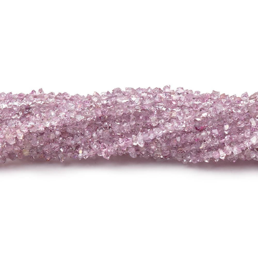 2-3.5mm Pink Double Terminated Quartz Beads 15.5 inch 260 pieces (ONLINE ORDER ONLY)