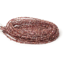 2-3.5mm Red Double Terminated Quartz Beads 15.5 inch 260 pieces (ONLINE ORDER ONLY)