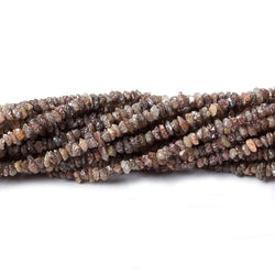 2-3.5mm Rose & Chocolate Diamond crystal nugget beads 15 inch 225 pieces (ONLINE ORDER ONLY)