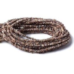 2-3.5mm Rose & Chocolate Diamond crystal nugget beads 15 inch 225 pieces (ONLINE ORDER ONLY)