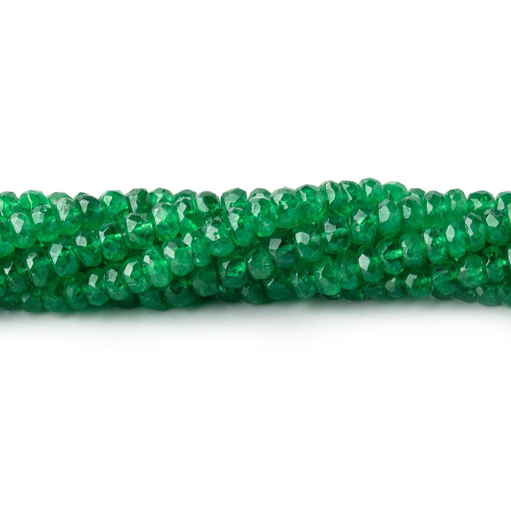2-3.5mm Tsavorite Garnet Faceted Rondelle Beads 16 inch 220 pieces A (ONLINE ORDER ONLY)