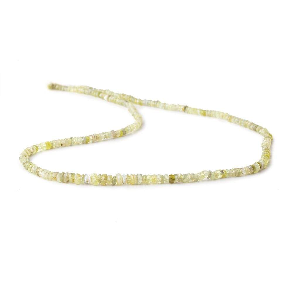 2-3mm Cat's Eye Chrysoberyl Faceted Rondelles 16 inch 290 Beads (ONLINE ORDER ONLY)