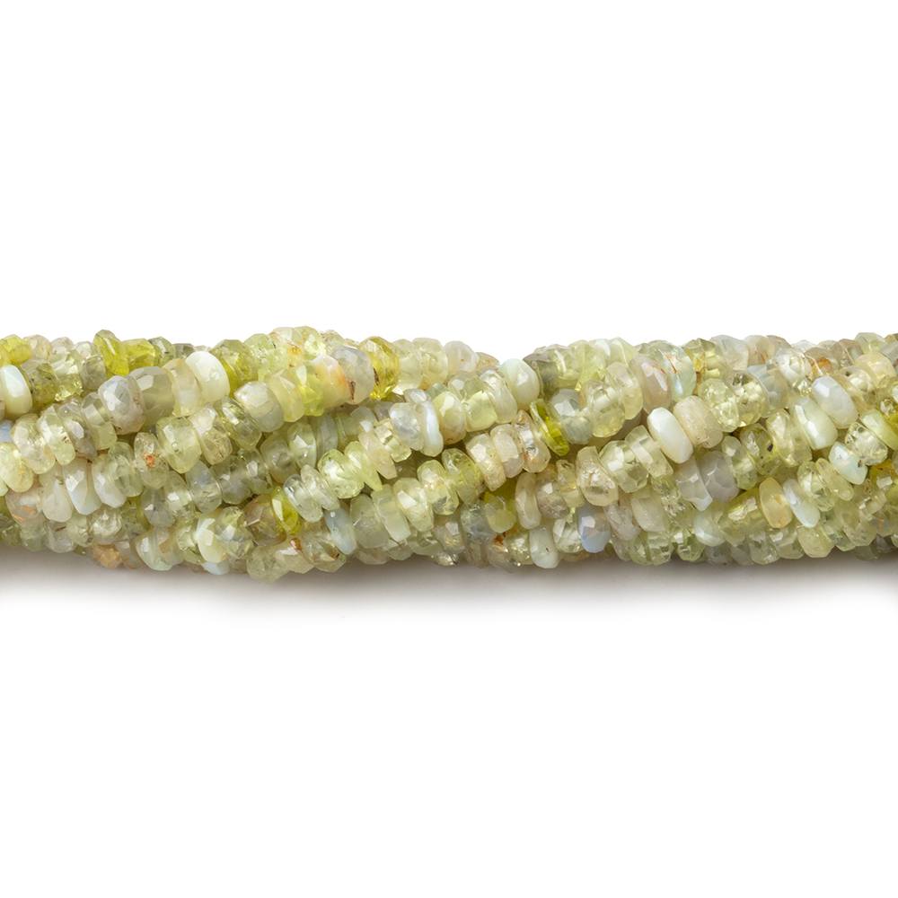2-3mm Cat's Eye Chrysoberyl Faceted Rondelles 16 inch 290 Beads (ONLINE ORDER ONLY)