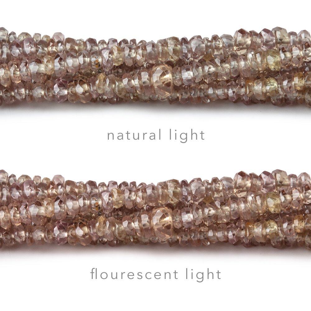 2-3mm Color Change Garnet Faceted Rondelle Beads 16 inch 220 pieces (ONLINE ORDER ONLY)