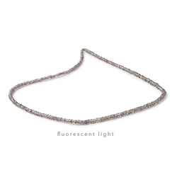 2-3mm Color Change Sapphire Faceted Rondelle beads 16 inch 274 pieces (ONLINE ORDER ONLY)