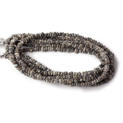 2-3mm Platinum Grey Diamond crystal nugget beads 15 inch 220 pieces (ONLINE ORDER ONLY)