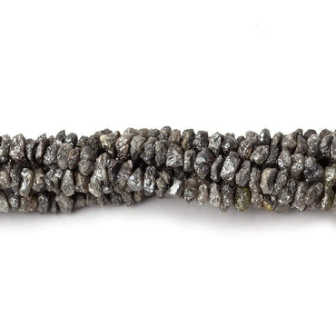 2-3mm Platinum Grey Diamond crystal nugget beads 15 inch 220 pieces (ONLINE ORDER ONLY)