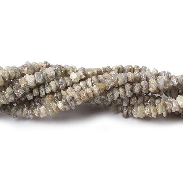 2-4.5mm Canary & Platinum Diamond crystal nugget beads 15 inch 225 pieces (ONLINE ORDER ONLY)