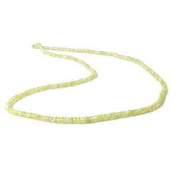 2-4.5mm Cat's Eye Chrysoberyl Faceted Rondelle Beads 18 inch 300 pieces (ONLINE ORDER ONLY)