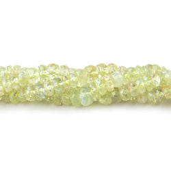 2-4.5mm Cat's Eye Chrysoberyl Faceted Rondelles 18 inch 300 Beads (ONLINE ORDER ONLY)