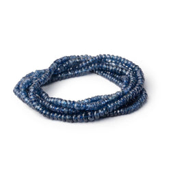 2-4mm Blue Sapphire Faceted Rondelle Beads 15.5 inch 245 pieces (ONLINE ORDER ONLY)