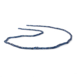2-4mm Blue Sapphire Faceted Rondelle Beads 15.5 inch 245 pieces (ONLINE ORDER ONLY)