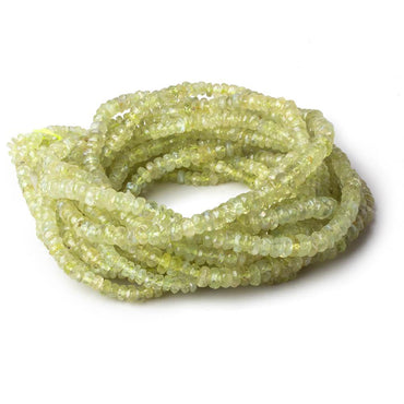 2-4mm Cat's Eye Chrysoberyl faceted rondelle beads 18 inch 295 pieces (ONLINE ORDER ONLY)