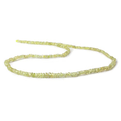 2-4mm Cat's Eye Chrysoberyl faceted rondelle beads 18 inch 295 pieces (ONLINE ORDER ONLY)