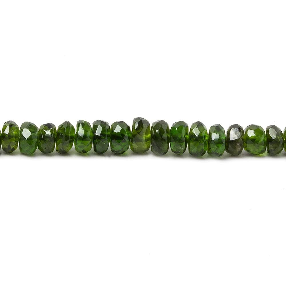 2-4mm Chrome Diopside faceted rondelle Beads 13 inch 161 pieces (ONLINE ORDER ONLY)