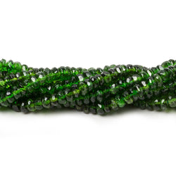 2-4mm Chrome Diopside faceted rondelle Beads 14 inch 164 pieces (ONLINE ORDER ONLY)