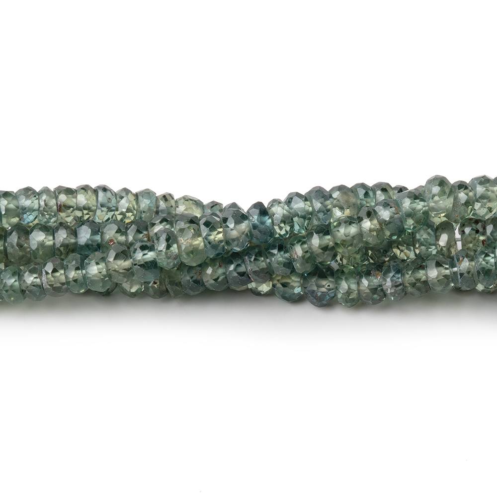 2-4mm Green Sapphire Faceted Rondelle Beads 16 inch 227 pieces (ONLINE ORDER ONLY)