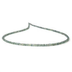 2-4mm Green Sapphire Faceted Rondelle Beads 16 inch 227 pieces (ONLINE ORDER ONLY)