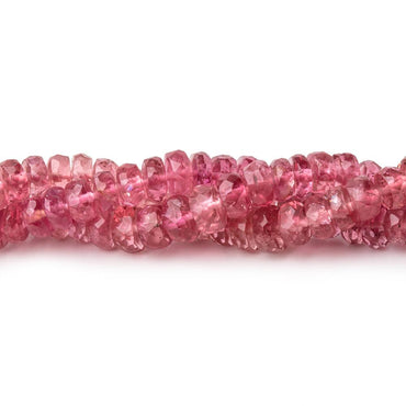2-4mm Pink Tourmaline Faceted Rondelle Beads 16 inch 230 pieces AA (ONLINE ORDER ONLY)