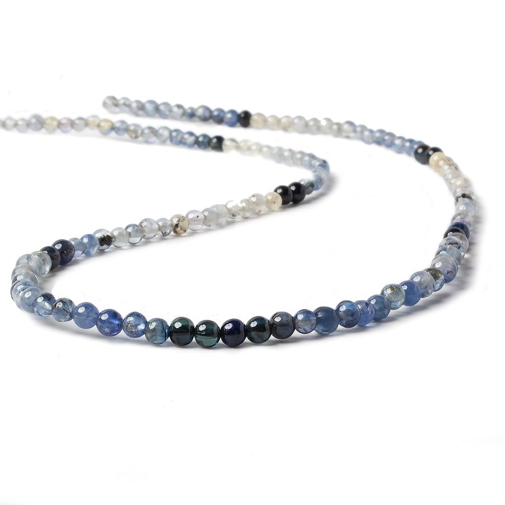 2-4mm Sapphire Beads Plain Rounds 16.5 inch 160 pieces (ONLINE ORDER ONLY)