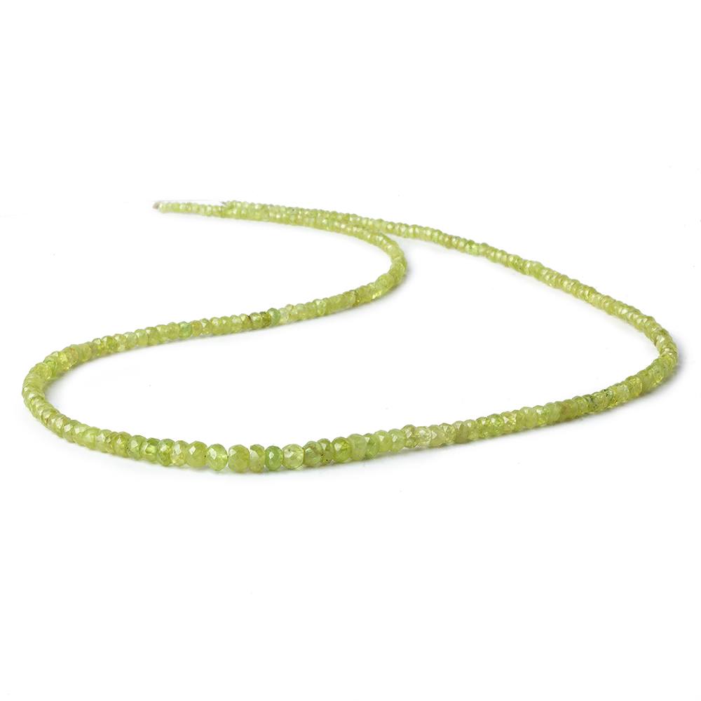 2-4mm Sphene faceted rondelle beads 18 inch 240 pieces A (ONLINE ORDER ONLY)