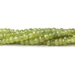 2-4mm Sphene faceted rondelle beads 18 inch 240 pieces A (ONLINE ORDER ONLY)