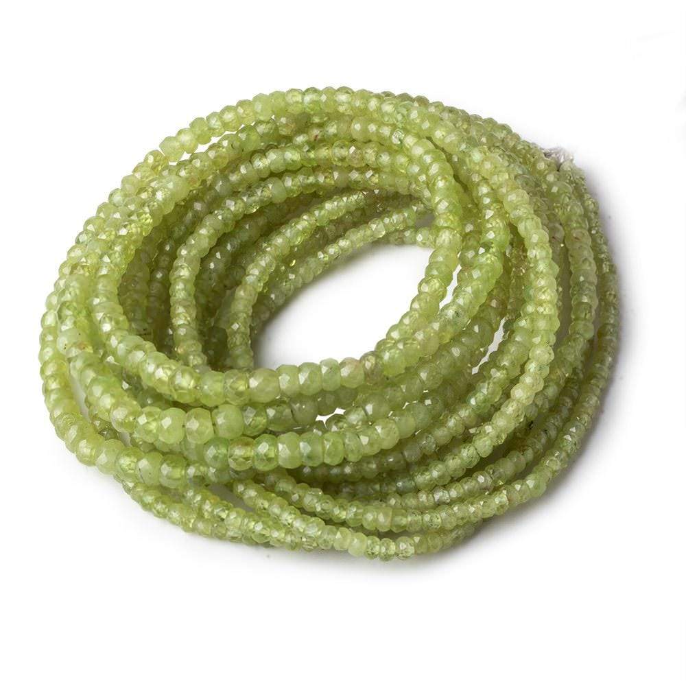 2-4mm Sphene faceted rondelle beads 18 inch 240 pieces A (ONLINE ORDER ONLY)