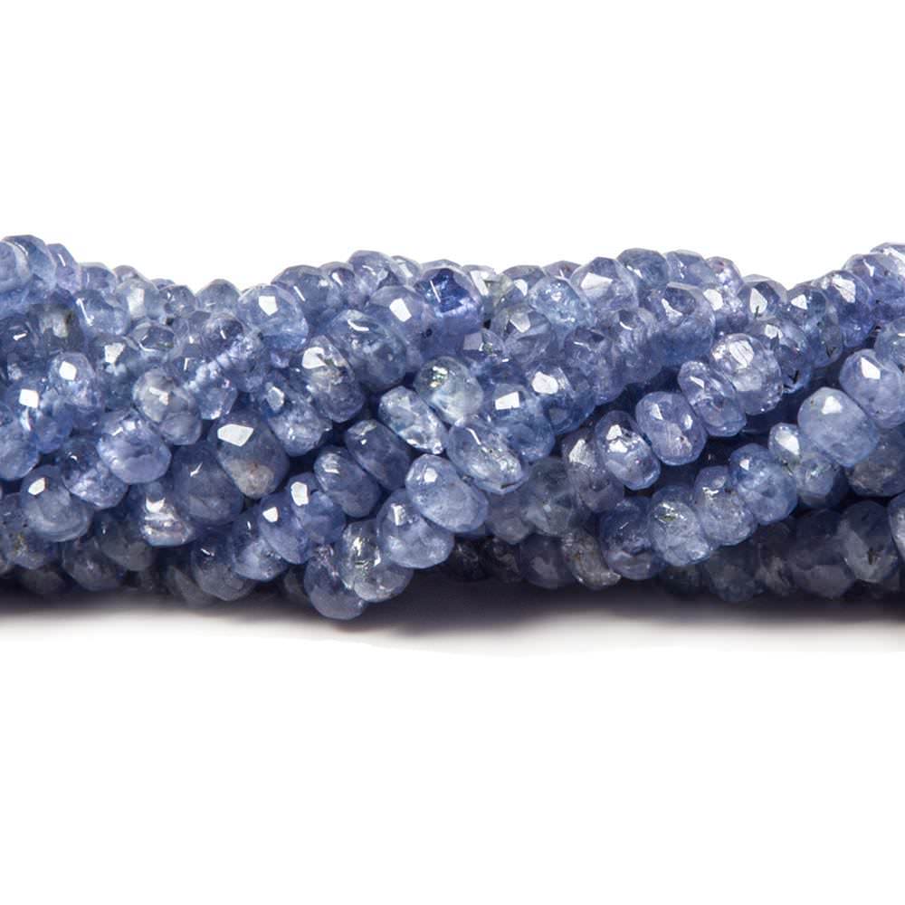 2-4mm Tanzanite Beads Faceted Rondelle 16 inch 226 pieces (ONLINE ORDER ONLY)