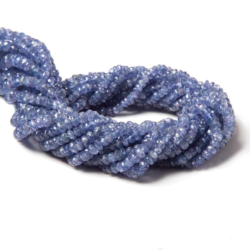 2-4mm Tanzanite Beads Faceted Rondelle 16 inch 226 pieces (ONLINE ORDER ONLY)