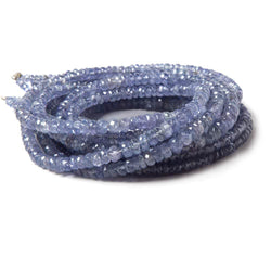 2-4mm Tanzanite Beads Faceted Rondelle 17 inch 240 pieces (ONLINE ORDER ONLY)