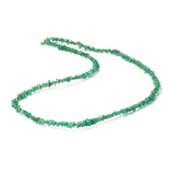 2-4mm Zambian Emerald Chip Beads 15 inch 290 pieces (ONLINE ORDER ONLY)