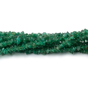 2-4mm Zambian Emerald Chip Beads 15 inch 290 pieces (ONLINE ORDER ONLY)
