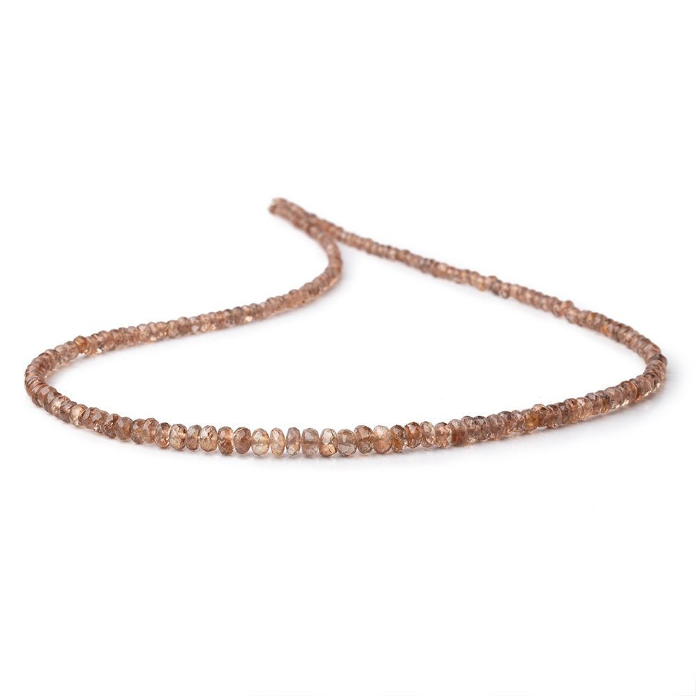2-5mm Andalusite Faceted Rondelle Beads 18 inch 200 pieces (ONLINE ORDER ONLY)