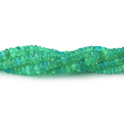 2-5mm Kelly Green Ethiopian Opal Plain Rondelle Beads 18 inch 300 pieces (ONLINE ORDER ONLY)